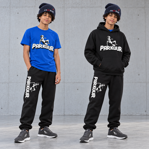 Traceur Blue Layer – Parkour Sæt med 4 dele