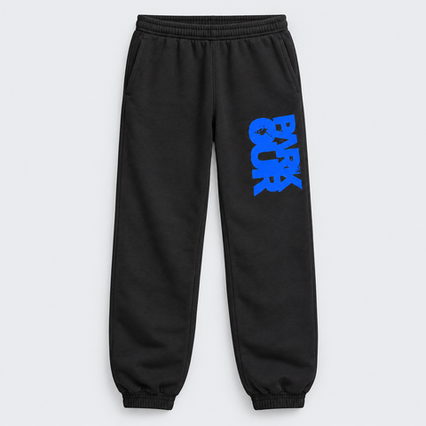 Parkour pants w/ Parkour box, black/blue