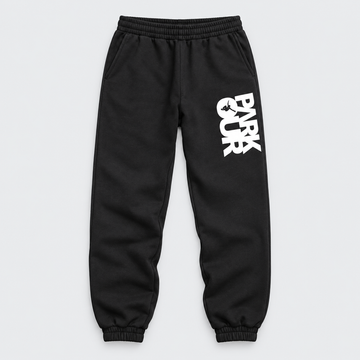 Parkour pants w/ Parkour box, black/white