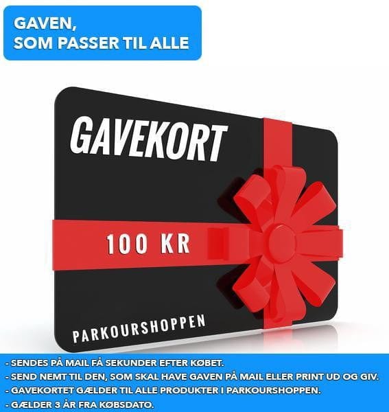 Gavekort til Parkourshoppen Gift Cards Parkourshoppen