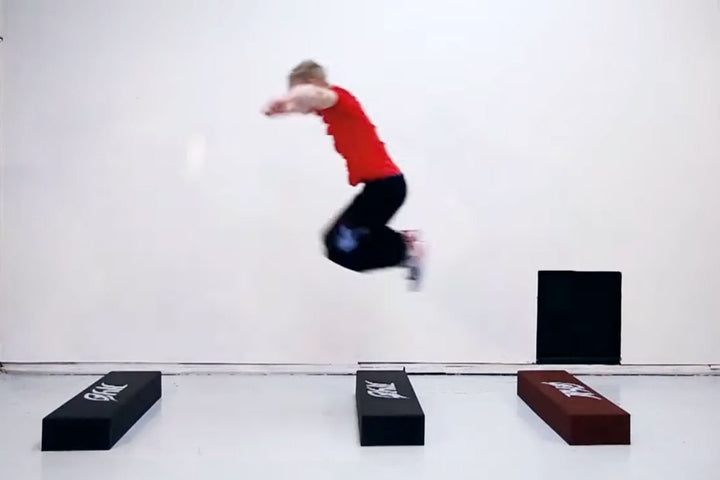 Parkour blok til parkour træning, Sort Tilbehør Parkourshoppen