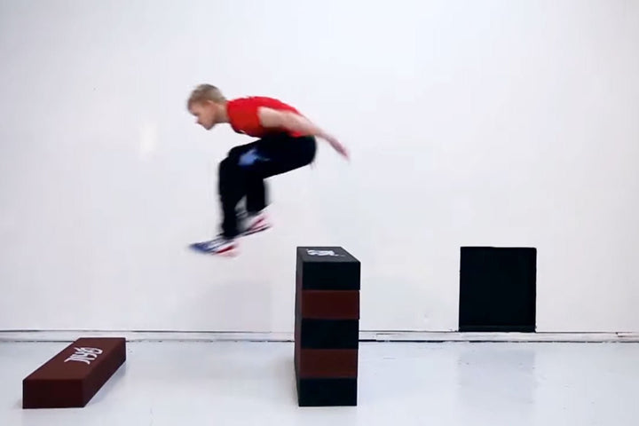 Parkour blok til parkour træning, Sort Tilbehør Parkourshoppen