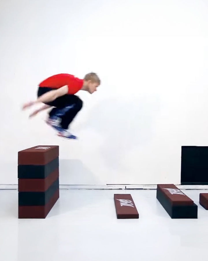 Parkour blok til parkour træning, Sort Tilbehør Parkourshoppen