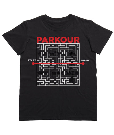 PARKOUR "From A to B" T-shirt, sort T-Shirt Parkourshoppen