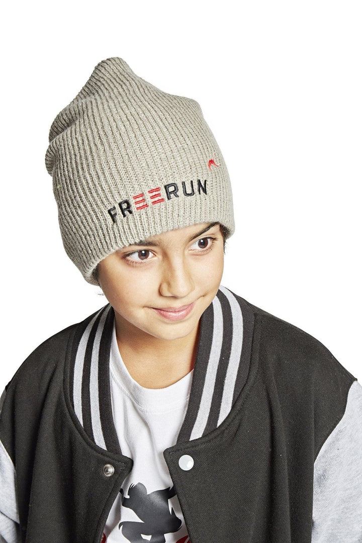 Parkour hue med FREERUN, lys grå Hue Parkourshoppen