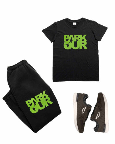 Parkour Starter Pack PLUS+ svart/blå, svart/grønn - Parkourshoppen