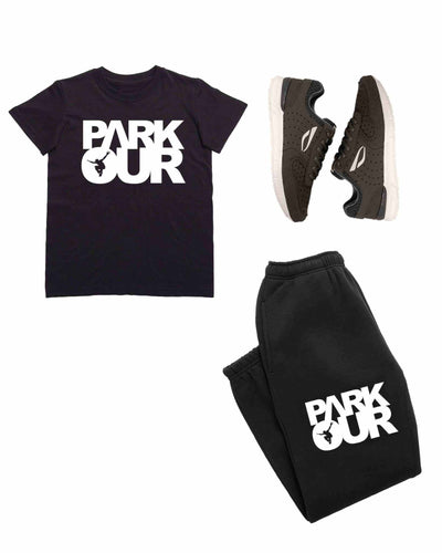 Parkour Starter Pack PLUS+ svart/hvit - Parkourshoppen