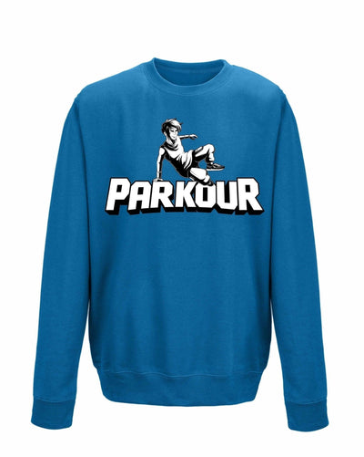 Parkourshoppen Blusar "Traceur" Sweatshirt, blå